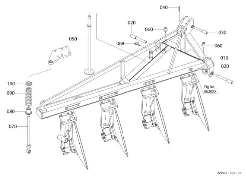 Frame harrow