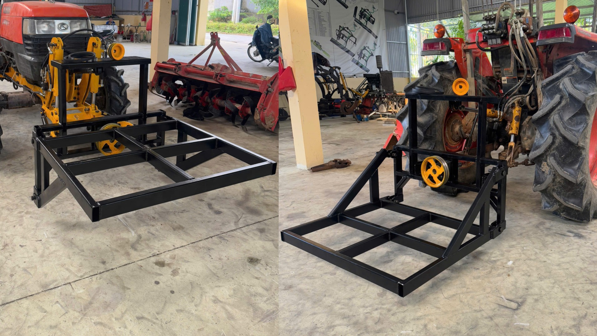 Giá đỡ trục buly đa năng KTM 