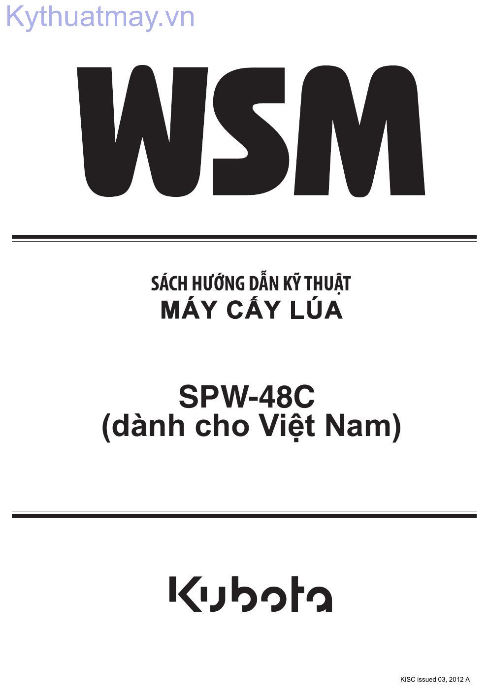 Tài liệu hướng dẫn kỹ thuật máy cấy lúa SPV-6CMD-VN